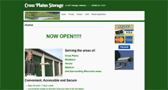 Desktop Screenshot of crossplainsstorage.com